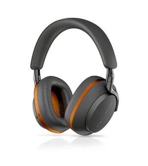 Bowers & Wilkins Px8 McLaren Edition Zestaw słuchawkowy Bezprzewodowy Opaska na głowę Połączenia/muzyka USB Type-C Bluetooth Szary, Pomarańczowy