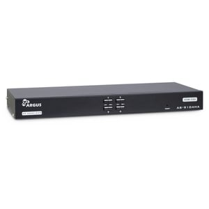 Inter-Tech KVM AS-9104HA przełącznik KVM Czarny