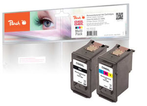 Peach PI100-226 Tintenpatrone Schwarz, Cyan, Magenta, Gelb