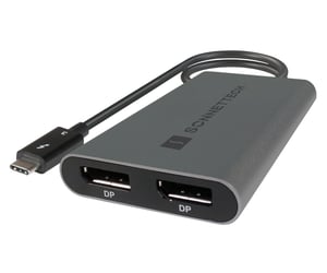 Sonnet TB3-DDP4KG zewnętrzna karta graficzna usb 4096 x 2160 px Czarny, Szary
