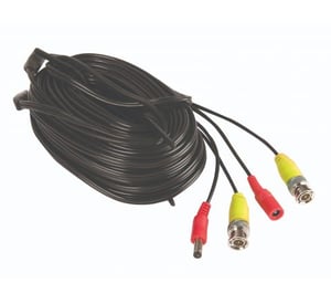 Yale SV-BNC30 kabel koncentryczny 30 m Czarny