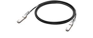 Allied Telesis AT-QSFP28-1CU SAS-kabel 1 m 25,8 Gbit/s Svart, Silver