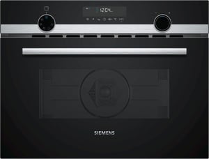Siemens iQ500 CM585AGS0 Backofen 44 l Schwarz, Edelstahl