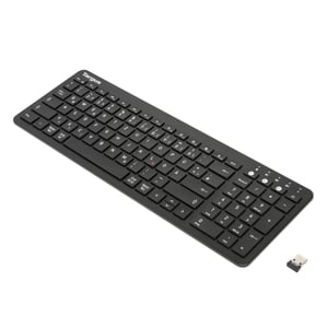 Targus AKB863DE universellt Bluetooth-tangentbord, QWERTZ, tyskt, svart