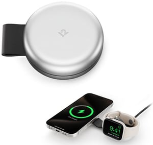 Twelve South ButterFly 2-i-1 Smartphone, Smartwatch Svart, Silver USB Trådlös laddning Inbyggd