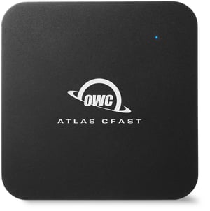 OWC Atlas CFAST USB 3.2 Gen 2 (3.1 Gen 2) Type-C-kortläsare, svart