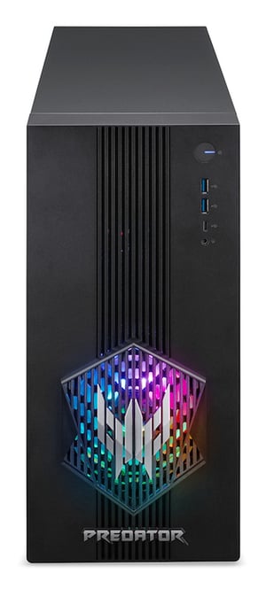 Acer Predator PO3-665 Intel Core Ultra 7 265F 32 GB DDR5-SDRAM NVIDIA GeForce RTX 5060 Windows 11 Home Desktop PC Czarny