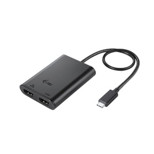 i-tec C31DUAL4K60HDMI externe USB-Grafikkarte 7680 x 4320 px Schwarz
