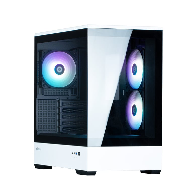 Zalman P30 BW zabezpieczenia & uchwyty komputerów Mini Tower Czarny