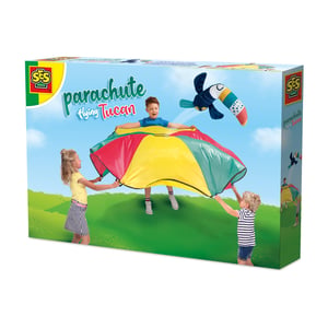 SES Creative Parachute – leksak i form av en flygande tukan som främjar motorisk utveckling