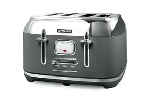 Muse MS-131 DG toster 6 4 kaw. 1800 W Szary, Stal nierdzewna