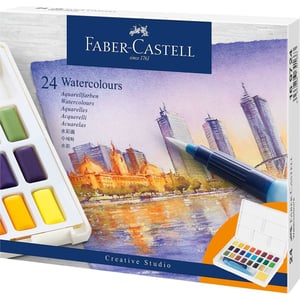 Faber-Castell 169724 Wasserfarben „Wielo Paleta“, 24 Stück