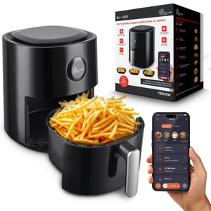 Extralink Smart Life Air Fryer SJ-400 4L Wi-Fi Enkel 1300 W varmluftsfritös Svart