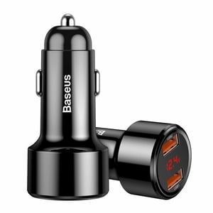 Baseus CCMLC20A-01 Ladegerät für mobile Geräte Smartphone Schwarz USB Schnellladung Automatisch
