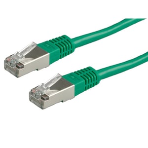 ROLINE S/FTP Patch Cord Cat.5e, green 0.5m network cable Green