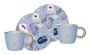 Bialetti BRID001 Tasse „Blauer Kaffee“, 2 Stück