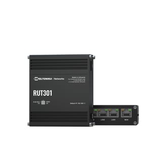 Teltonika RUT301 (EU) ethernet router ruter Fast Ethernet Czarny
