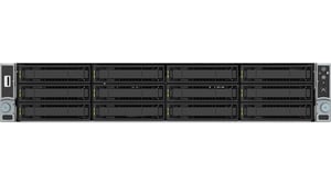 Intel R2312WF0NPR serwer barebone Intel® C624 LGA 3647 (Socket P) Rack (2U) Czarny, Szary