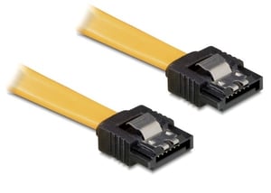 DeLOCK 0,3 m SATA-Kabel, gelb