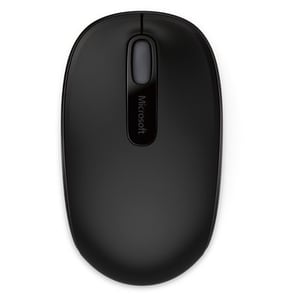 Microsoft 1850-mus, kontorsmodell, tvåhandsanvändning, RF-trådlös, optisk, 1000 DPI