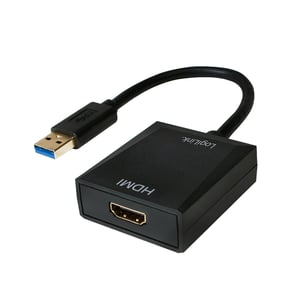 LogiLink UA0233 externe USB-Grafikkarte 1920 x 1080 px Schwarz