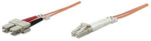 Intellinet 2 m LC/SC-kabel InfiniBand / fiberoptisk Orange