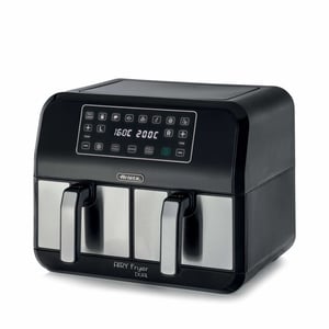 Ariete 4624/00 Dubbel 8 l 1700 W varmluftsfritös Svart, Silver