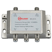 Satellite signal multiswitches