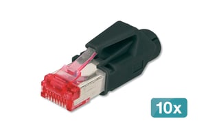 Digitus Modułowe złącze wtykowe CAT6 RJ45, HIROSE TM 21 - 10 szt.