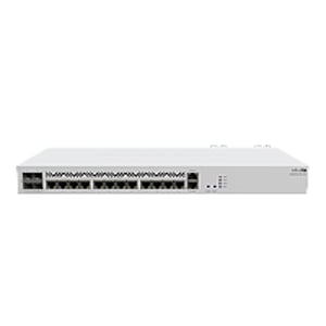 Mikrotik CCR2116-12G-4S+ Gigabit-Ethernet-Router, weiß