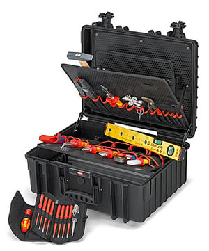 Knipex 00 21 36 Tool Case, Black Polypropylene (PP)