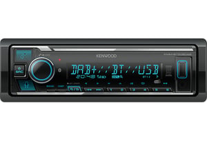 Kenwood Electronics KMM-BT508DAB radio samochodowe Czarny 200 W Bluetooth