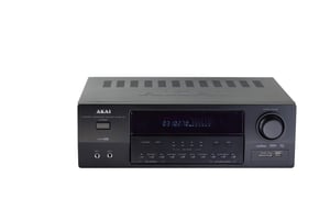 Akai AS110RA-320 AV Receiver, 30 W, 5.1-channel Surround Sound, Black