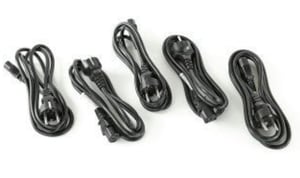 Zebra 105950-015 Power Cable, Black, F-Type IEC C13 Power Plug