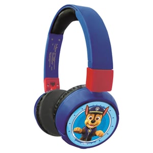 Lexibook Paw Patrol HPBT010PA hörlurar/headset, trådbundet och trådlöst, huvudband, samtal/musik, USB Type-C, Bluetooth, blå, ljusblå, rosa