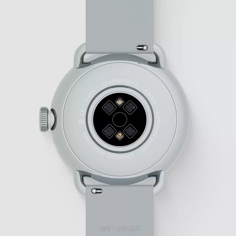 фото Смарт-годинник Withings ScanWatch 2 38mm Steel Silver