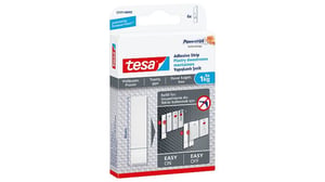 TESA 77771 Indoor Universal Hook, White, 6 pcs.