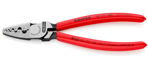 Knipex 97 71 180 Kabelpresszange Presswerkzeug Rot