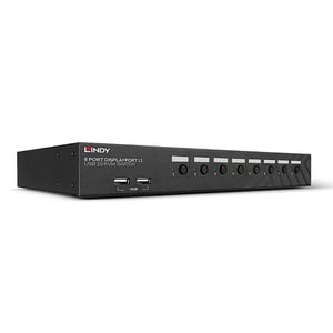 Lindy 39540 KVM-Switch, rackmontierbar, schwarz