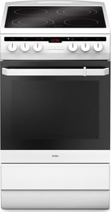 Amica SHC 5874 W Freestanding Stove Electric Ceramic Black, White