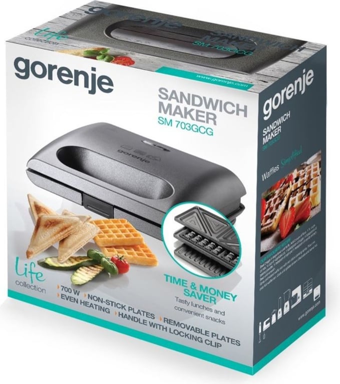Gorenje SM703GCG 700 W Srebrny