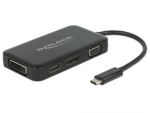 DeLOCK 63929 USB 2.0 Type-C Docking Station, Black