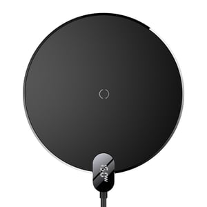 Baseus CCED000001 ładowarka do urządzeń przenośnych Słuchawki, Smartfon Czarny USB Bezprzewodowe ładowanie Wewnętrzna