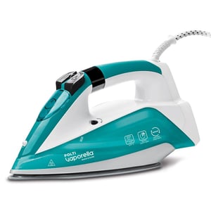 Polti Vaporella Quick & Slide QS210 Dampfbügeleisen mit Aluminiumbügelsohle, 2400 W, grün, weiß