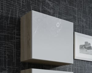 Cama Witryna VIGO kwadrat 50/50/30 sonoma/biały połysk