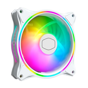 Cooler Master MasterFan MF120 Halo 3in1 White Edition PC-Gehäuse-Lüfter 12 cm Weiß 3 Stück