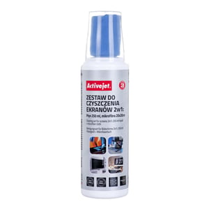 Activejet 2-in-1 Screen Cleaning Kit 250 ml/20x20 cm