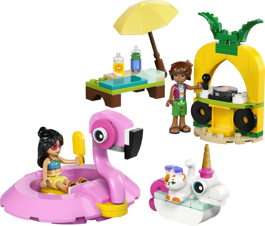 LEGO Friends Impreza na basenie z jednorożcem i flamingiem
