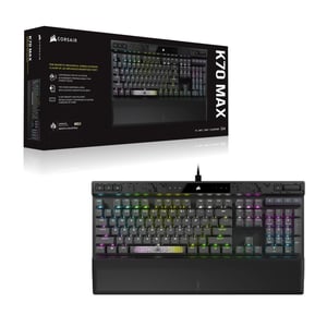 Corsair K70 MAX klawiatura Gaming USB Niemiecki Czarny