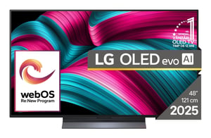 LG OLED evo AI OLED48C51LA Fernseher 121,9 cm (48") 4K Ultra HD Smart-TV WLAN Schwarz